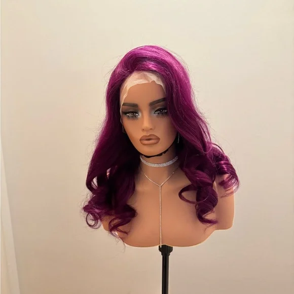 Vibrant Purple Lace Front Wig
